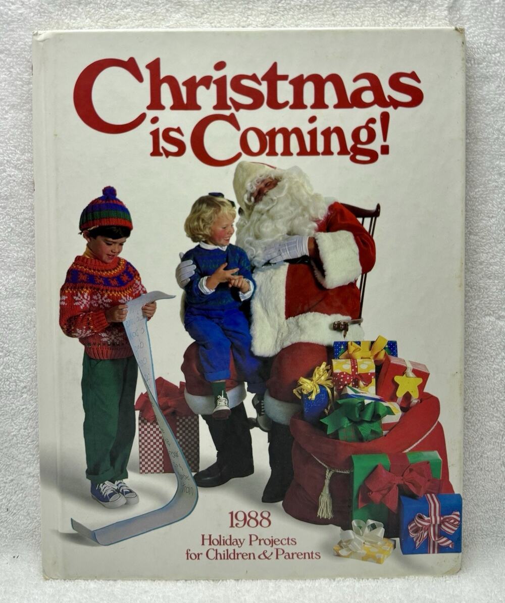 Christmas Is Coming 1988 - Hardcover By Stewart, Linda - GOOD Holiday Ideas Kids
